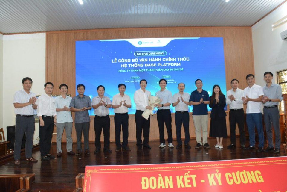 Cao su Chư Sê — Công bố vận hành chính thức hệ thống Base Platform