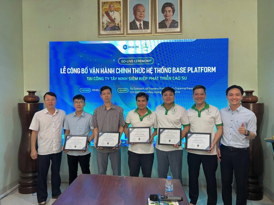 Cao su Tây Ninh Siêm Riệp — Bứt phá chuyển đổi số với hệ thống quản trị Base
